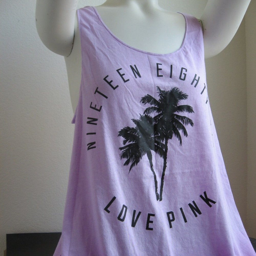 VICTORIA'S SECRET PINK Small (S) Beach Racerback Tank Top